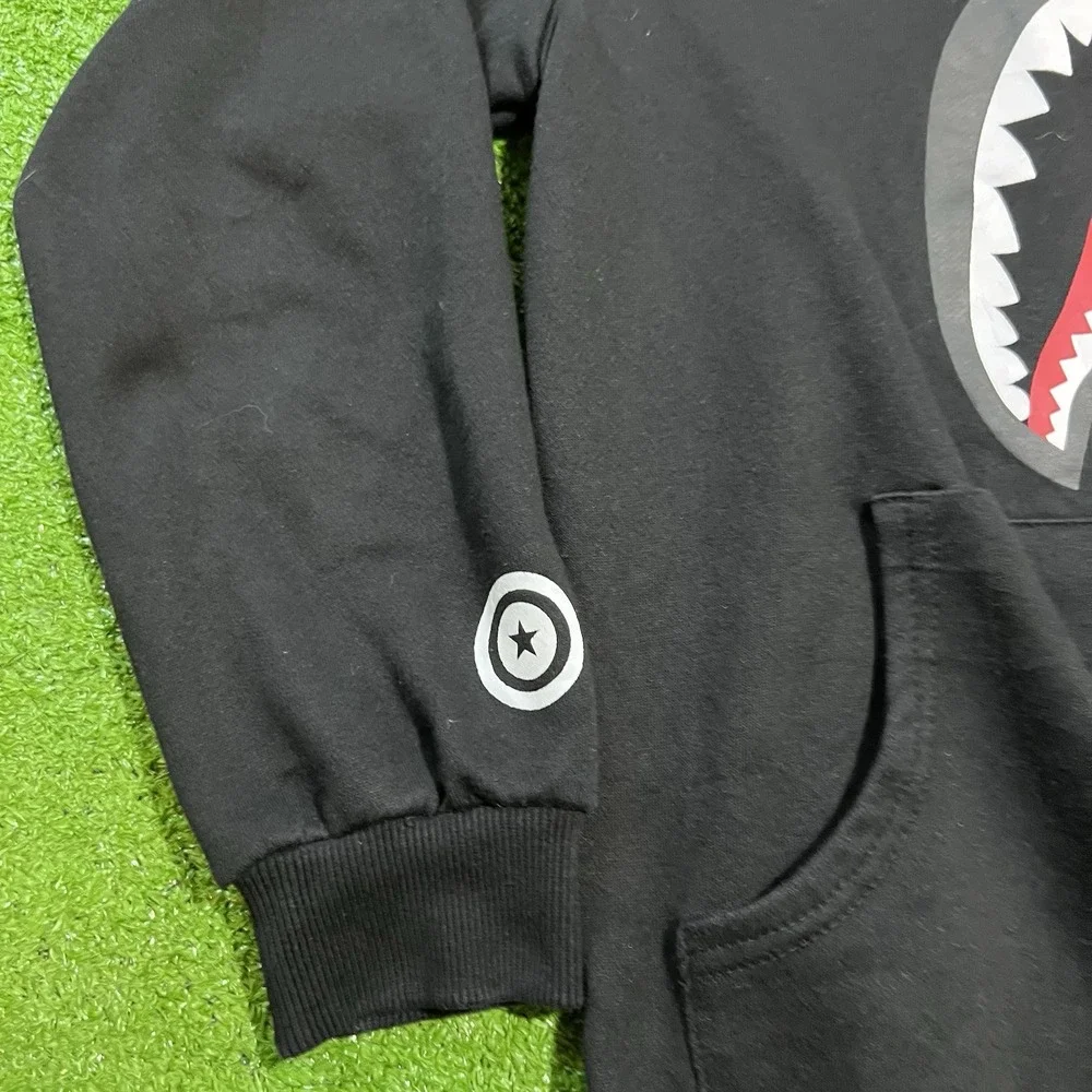 Bape A Bathing Ape Shark Hoodie LG WGM Tiger Camo Color Block Full Zip EUC - Picture 3 of 13